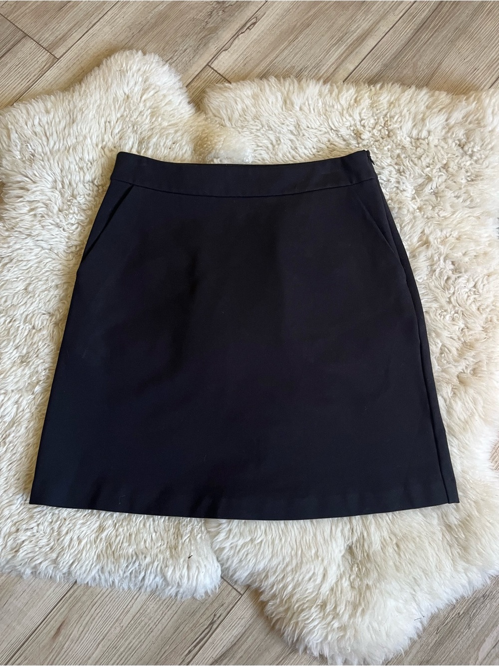 Boden Black Ponte Women’s A-Line Skirt